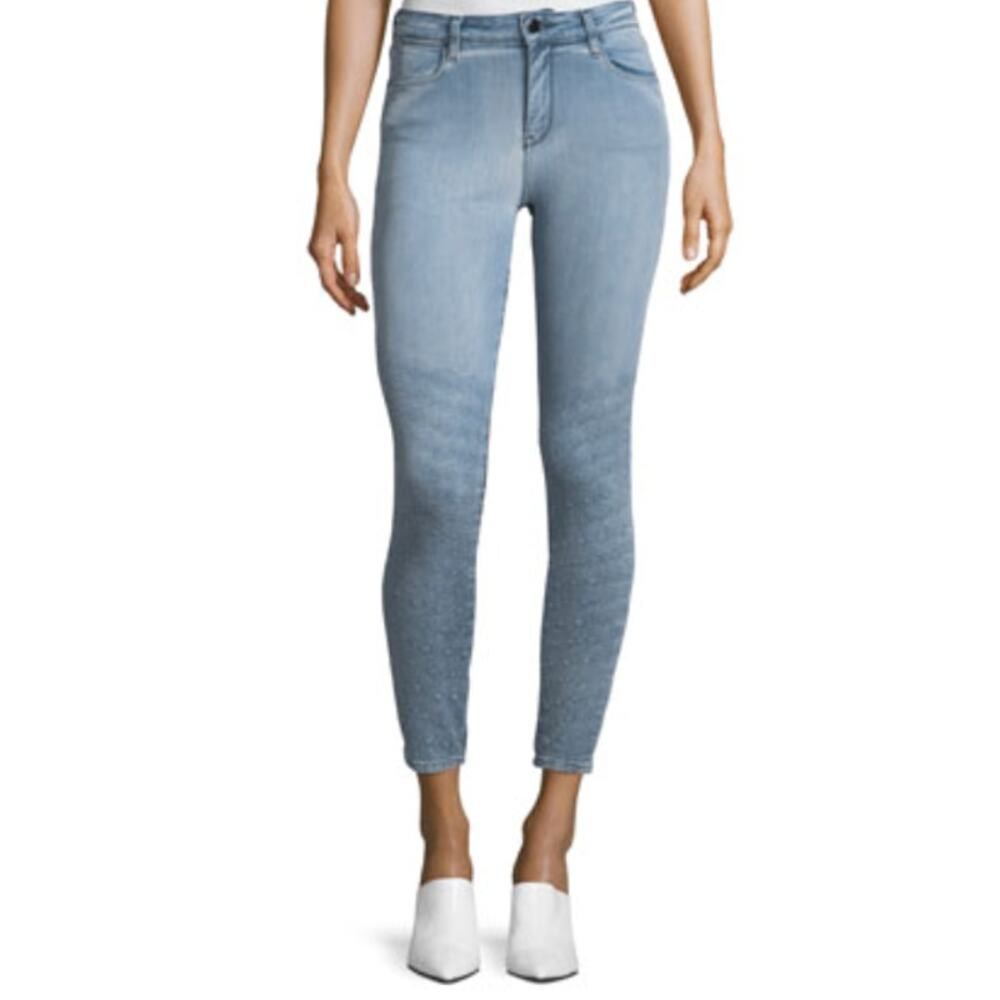 Brockenbow Women’s Denim Reina Skinny Leg High Waist Blue Jean Dolly Streetwear
